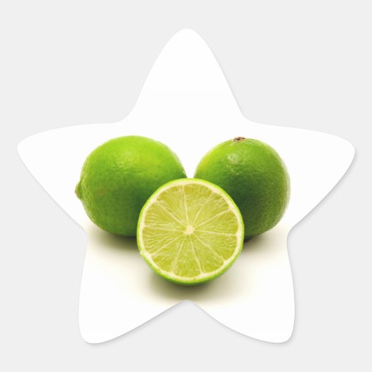 Sticker Étoile Lime perse (Devant)