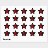 Sticker Étoile Little red Dragon (Feuille)