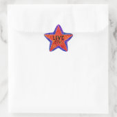 Sticker Étoile Live Epic Star Sunshine Bright Cosmos Motivation (Sac)