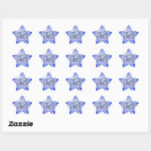 Sticker Étoile LOGO CLT FunBlue - TECHNICIEN DE LABORATOIRE CLINI (Feuille)