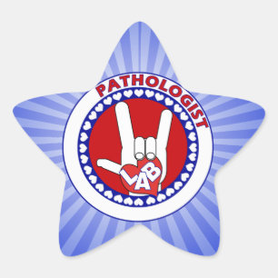 STICKER ÉTOILE LOGO PATHOLOGISTE TOUR ASL I LOVE LAB