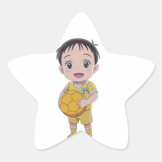 Sticker Étoile Love football