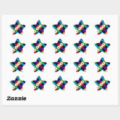 Sticker Étoile Love-Glows_ (Feuille)