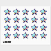 Sticker Étoile L'univers B2 (Feuille)