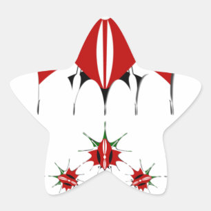 Sticker Étoile Magical Kenya : Symétrie du patrimoine Modernité �