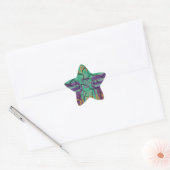 Sticker Étoile Magnifique rustique fissuré boue amour guérit art  (Enveloppe)