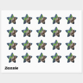 Sticker Étoile Man showing stock price touchscreen concept (Feuille)