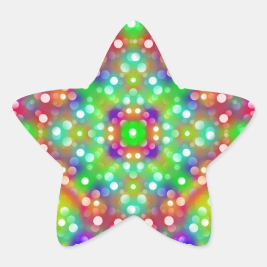 Sticker Étoile Mandala d'expression de joie