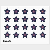 Sticker Étoile Mandala Doré Céleste — Équilibre dans l'Infini (Feuille)