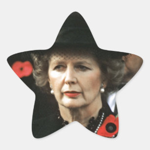 Sticker Étoile Margaret Thatcher Premier ministre