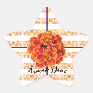 Sticker Étoile Marigolds et Bee