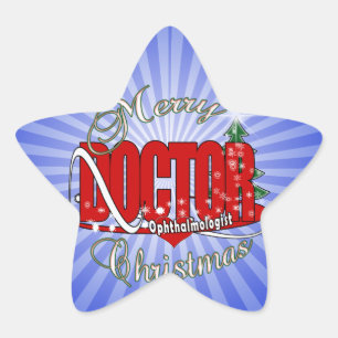 Sticker Étoile MÉDECIN Ophtalmologue OYE CHRISTMAS