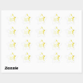 Sticker Étoile Mimosa (Feuille)