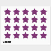 Sticker Étoile MODÈLE Couleur facile d'AJOUTER des cadeaux TEXTE (Feuille)