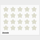Sticker Étoile modèle tourbillon (Feuille)