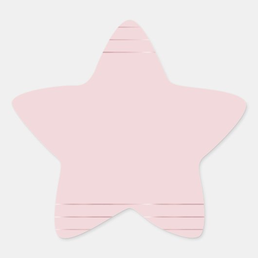 Sticker Étoile Modèle vierge or rose moderne élégant tendance (Devant)