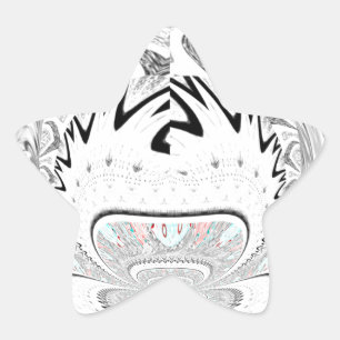 Sticker Étoile Moderne Urban Ash Gris Flora Abstrait Motif Art