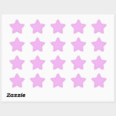Sticker Étoile Monet Pinkish-Purple couleur unie (Feuille)