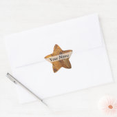 Sticker Étoile Motif abstrait Sandstone (Enveloppe)