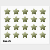 Sticker Étoile Motif de maillage géométrique dégradé vert clair d (Feuille)