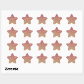 Sticker Étoile Motif de Parties scintillant branché Sparkle (Feuille)