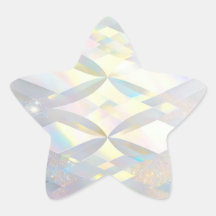 Motif diamant blanc Iridescendant