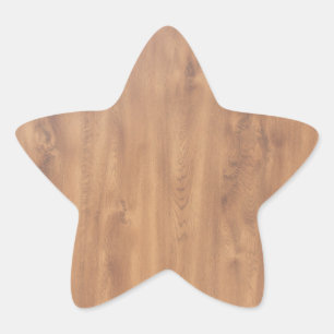 Sticker Étoile Motif en bois foncé