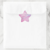 Sticker Étoile motif ondulé Abstrait (Sac)