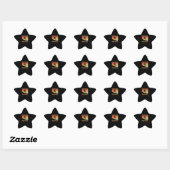 Sticker Étoile mountainbiking (Feuille)
