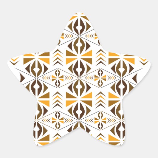 Sticker Étoile Navajo (Devant)
