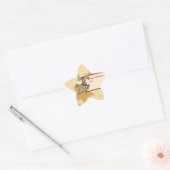 Sticker Étoile Noël avec Ren (Enveloppe)