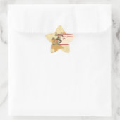Sticker Étoile Noël avec Ren (Sac)