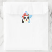 Sticker Étoile Noël Cardigan Welsh Corgi (Sac)