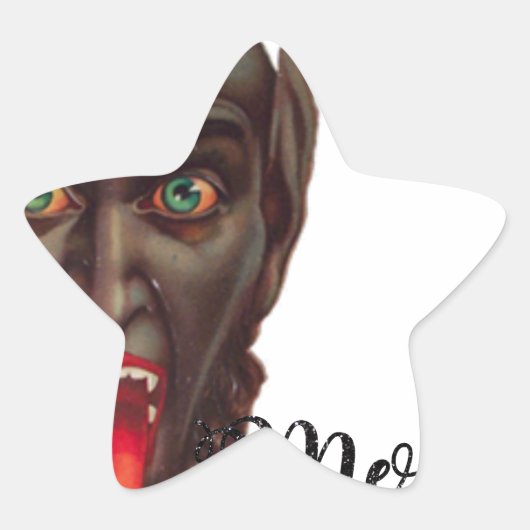 Sticker Étoile noël du krampus (Devant)
