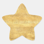 Sticker Étoile Noël Gold Glitz (Devant)