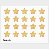 Sticker Étoile Noël Gold Glitz (Feuille)