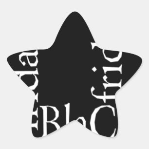 Sticker Étoile Noir Vendredi