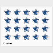Sticker Étoile Nuages doux (Feuille)