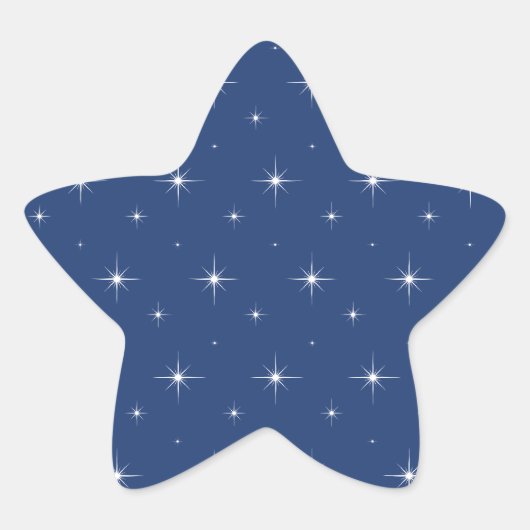 Sticker Étoile Nuit étoilée : Une déclaration audacieuse avec un (Devant)