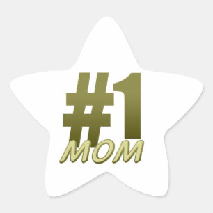 Sticker Étoile Numéro une mère