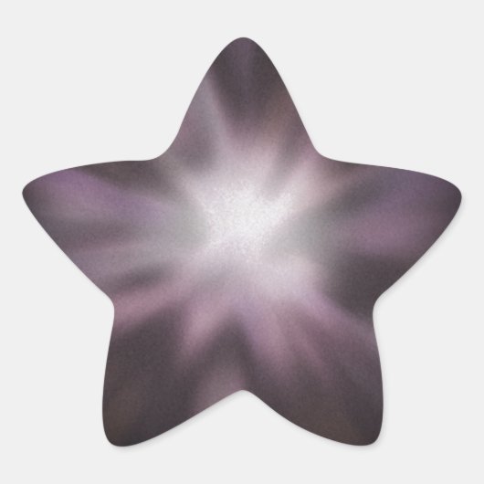 Sticker Étoile Oeuvre d'éclatement cosmique (Devant)