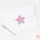 Sticker Étoile Ombre rose et gris (Enveloppe)