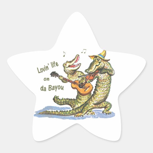 Sticker Étoile On da Bayou (Devant)