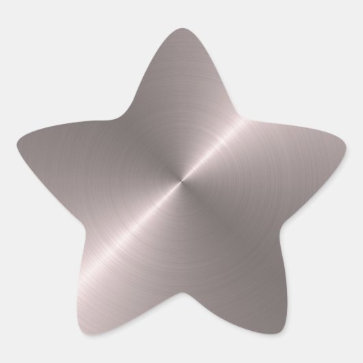 Sticker Étoile Or rose (Devant)