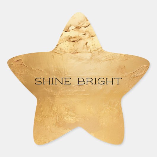 Sticker Étoile Or Sun (Devant)