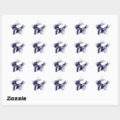Sticker Étoile Orca Breaching (Feuille)