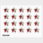 STICKER ÉTOILE ORDINATEURS PORTABLES (Feuille)