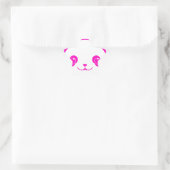 Sticker Étoile Ours rose Kawaii Panda (Sac)