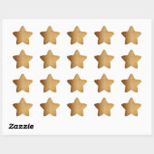 Sticker Étoile Paillettes dorées (Feuille)