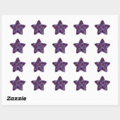 Sticker Étoile Paillettes tie-dye (Feuille)